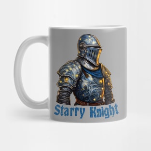 Starry Knight - Van Gogh's Knight in Starry Armor Mug